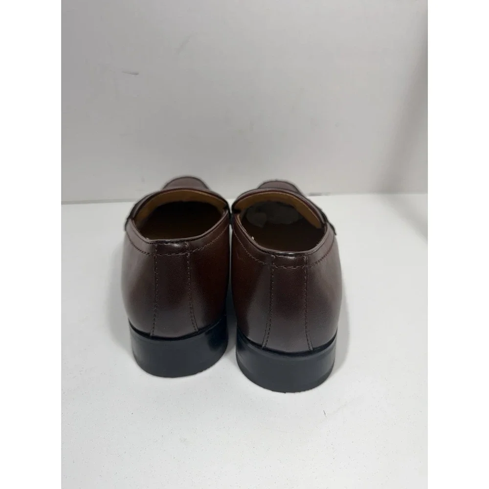 Calvin Klein Jameson Loafers Brown Slip-On Dress Shoes CMJIMNON-R Size 7.5 Men's